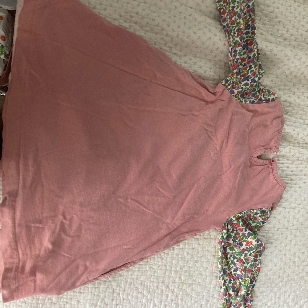 Mini Boden Pink Hedgehog Kids Dress - Picture 5 of 7